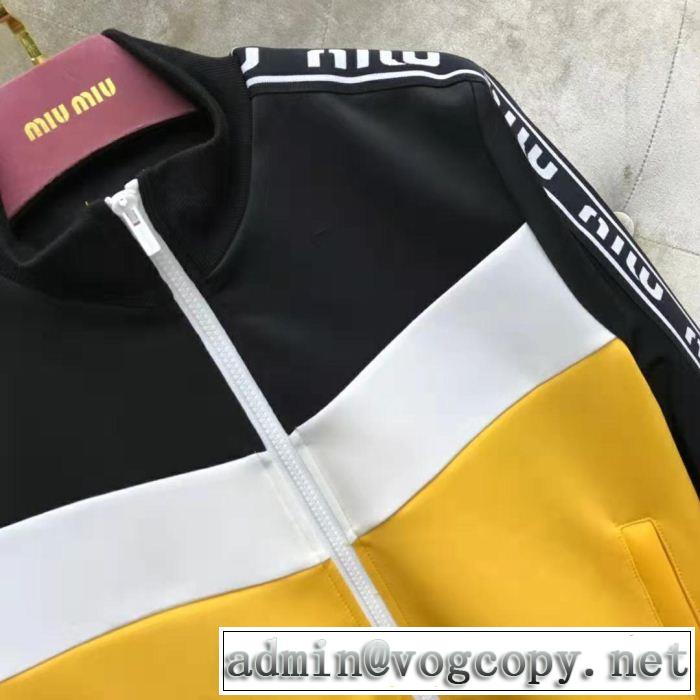 2019春夏の大注目トレンド ミュウミュウMiuMiu 完売在庫確保 軽量ジャケット2色可選