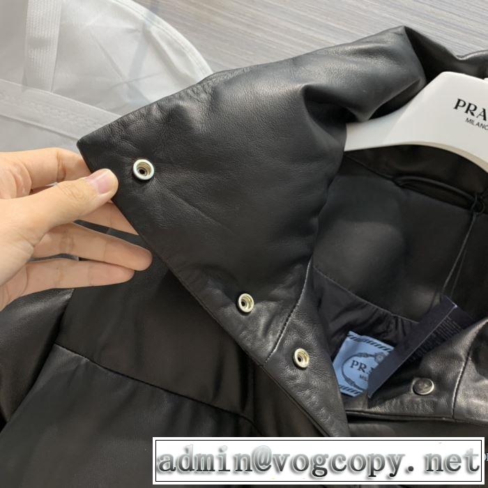 プラダ PRADA 最新秋冬トレンドをチェック！2019-20秋冬　ダウンジャケット　今年の流行りファション　2色可選　絶対おさえるべきカラーと最新
