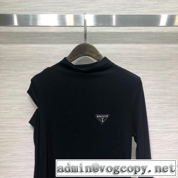とにかく完璧ブランド新作　プラダ PRADA 秋服コーデ2019年版　3色可選　ニットウェア　大胆なチェックの人気トレンド