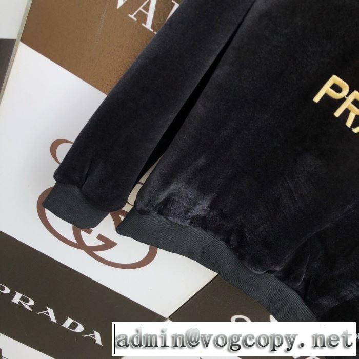 上下セット　秋ファションのトレンド　3色可選　2019秋に注目したい　プラダ PRADA　おしゃれさんはいち早く取り　