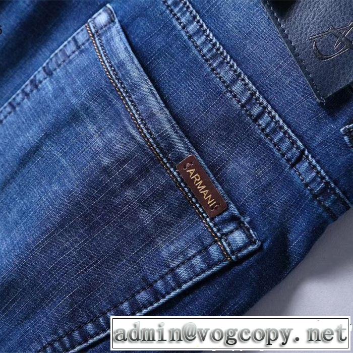デニムパンツ リッチな印象に アルマーニ 2019春夏も引き続き人気セール ARMANI 通勤の定番