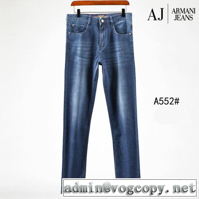 2019年の春夏に着たい 透け感優しい アルマーニ ARMANI ストレートデニムパンツ 爽やかさ