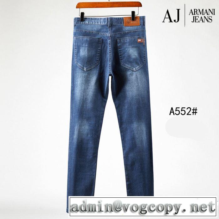 2019年の春夏に着たい 透け感優しい アルマーニ ARMANI ストレートデニムパンツ 爽やかさ