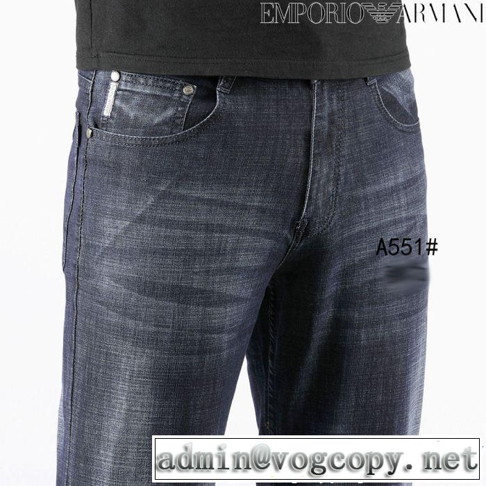 アルマーニ ARMANI ストレートデニムパンツ 2019夏色っぽさ 大人っぽく仕上げ カジュアルさ