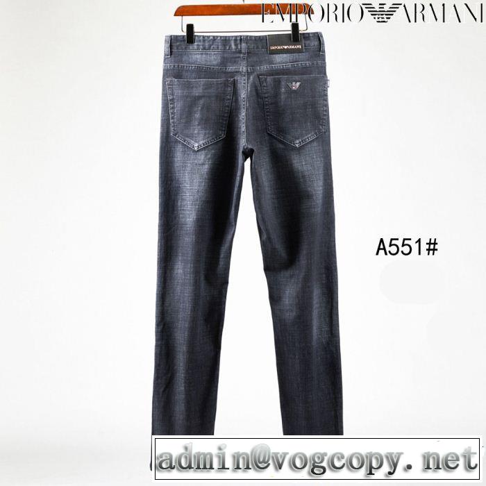 アルマーニ ARMANI ストレートデニムパンツ 2019夏色っぽさ 大人っぽく仕上げ カジュアルさ