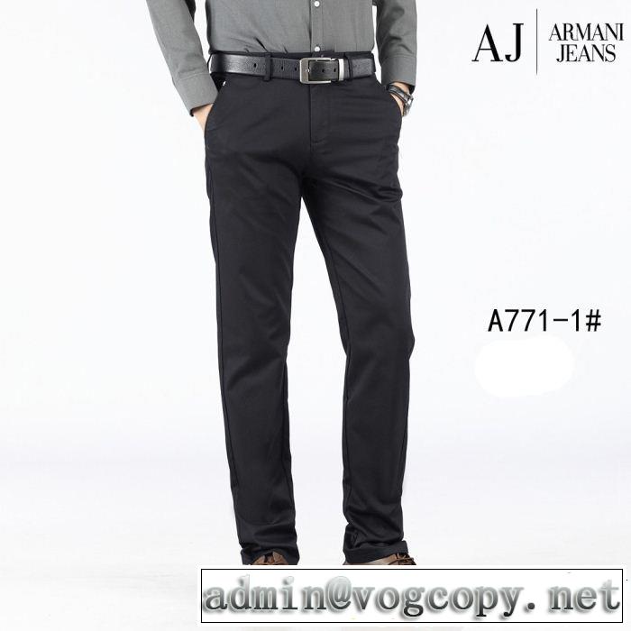 2019即旬な装いに サラサラの着心地 リッチな印象に アルマーニ ARMANI チノパン 2色可選