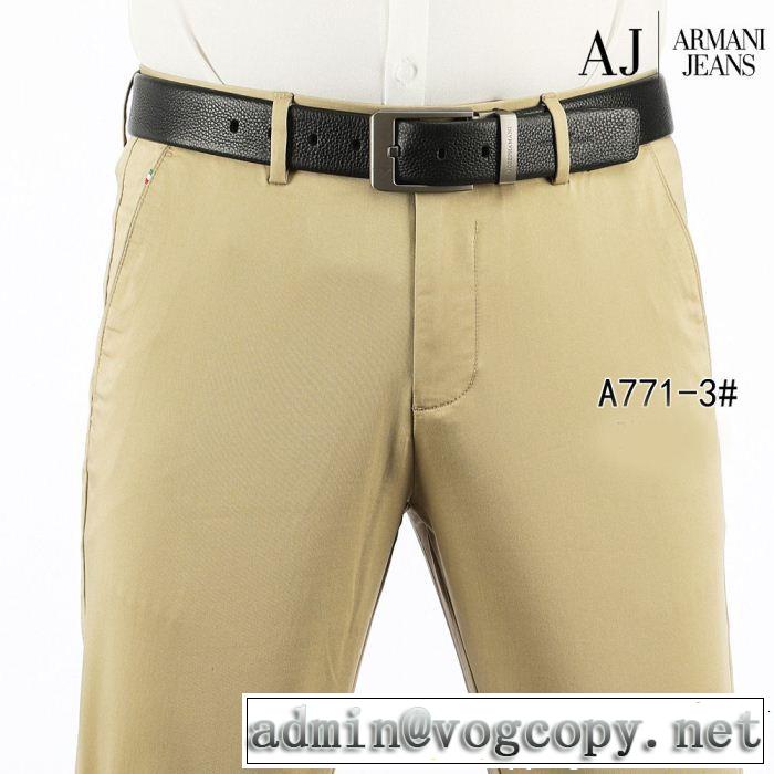 2019即旬な装いに サラサラの着心地 リッチな印象に アルマーニ ARMANI チノパン 2色可選