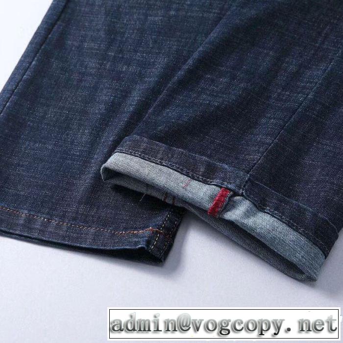 2019春夏も引き続きトレンド アルマーニ ARMANI ストレートデニムパンツ 今っぽいトレンド