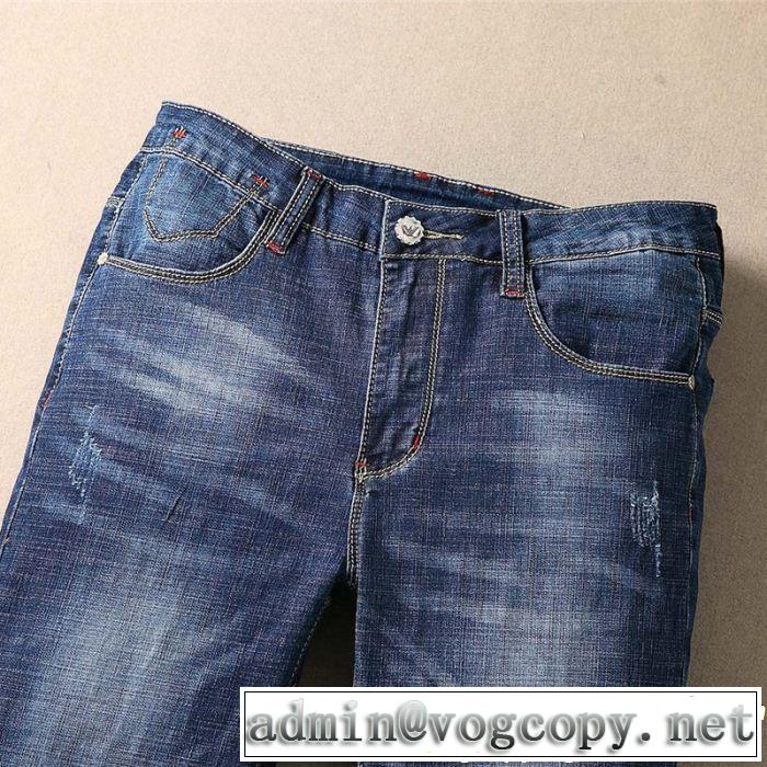 2019SSのトレンド商品 アルマーニ ARMANI ストレートデニムパンツ 今旬のシルエットバランス
