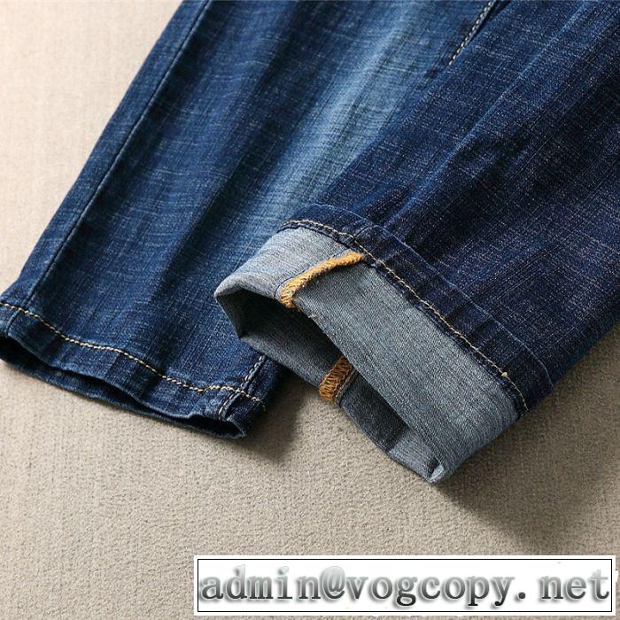 2019SSのトレンド商品 アルマーニ ARMANI ストレートデニムパンツ 今旬のシルエットバランス