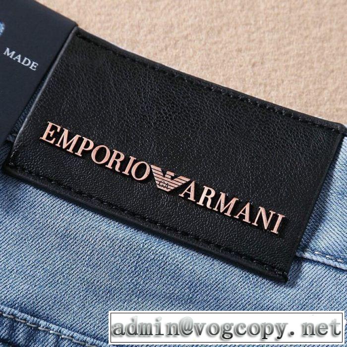 【2019年】夏のファッション ちょっと大人の印象 アルマーニ ARMANI デニムパンツ