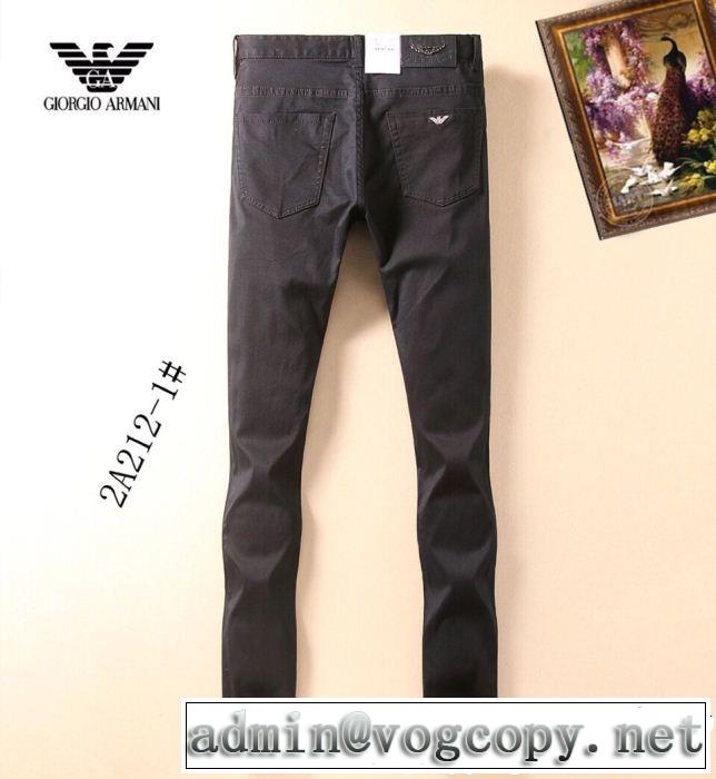 アルマーニ 2019春夏のトレンド新商品 ARMANI デニムパンツ スタイルアップ上品