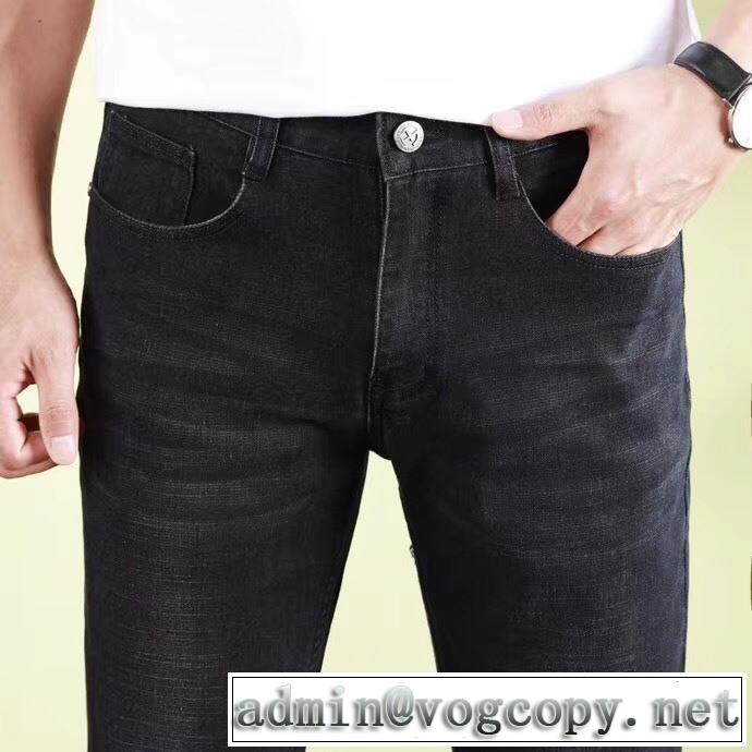 2019年夏の一押しファッションアイテム アルマーニ ARMANI 人気ストリートブランド新品 デニムパンツ