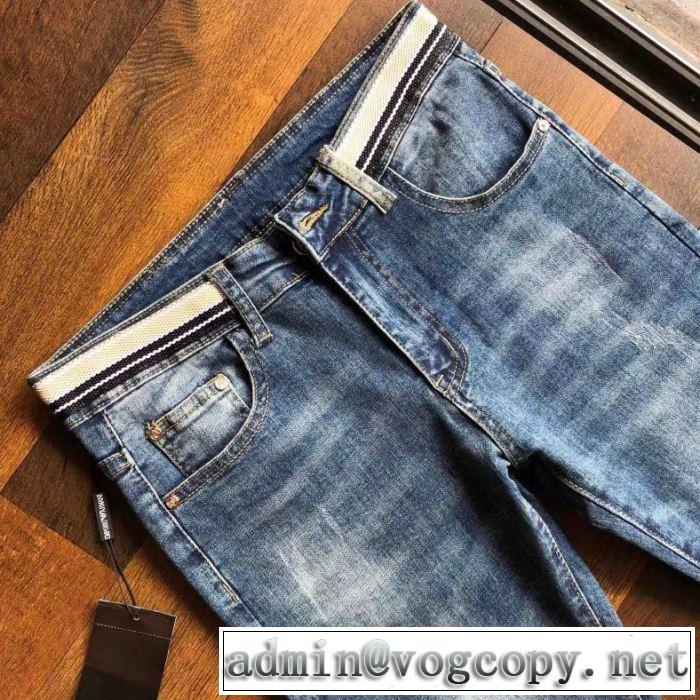 上品なリラックス感 アルマーニ2019春夏は人気定番  ARMANI デニムパンツ オシャレ印象で人気の高い