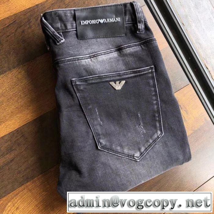 2019春夏人気トレンドアイテム アルマーニさわやか夏スタイル新品 ARMANI デニムパンツ 着回し力も抜群です！