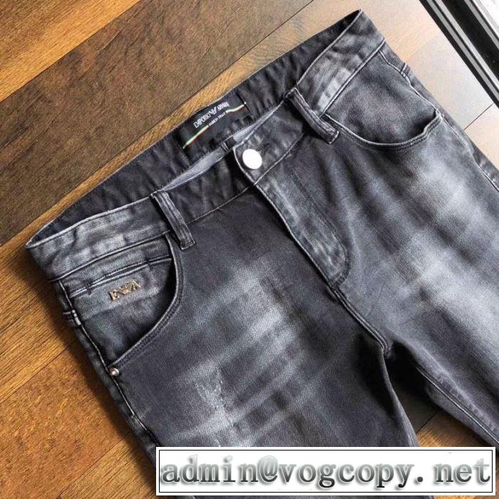 2019春夏人気トレンドアイテム アルマーニさわやか夏スタイル新品 ARMANI デニムパンツ 着回し力も抜群です！