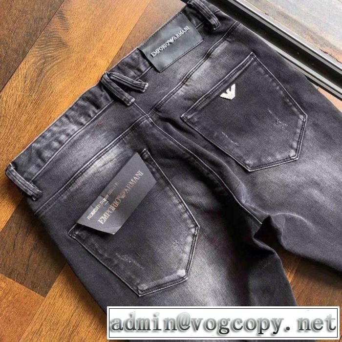 2019春夏人気トレンドアイテム アルマーニさわやか夏スタイル新品 ARMANI デニムパンツ 着回し力も抜群です！