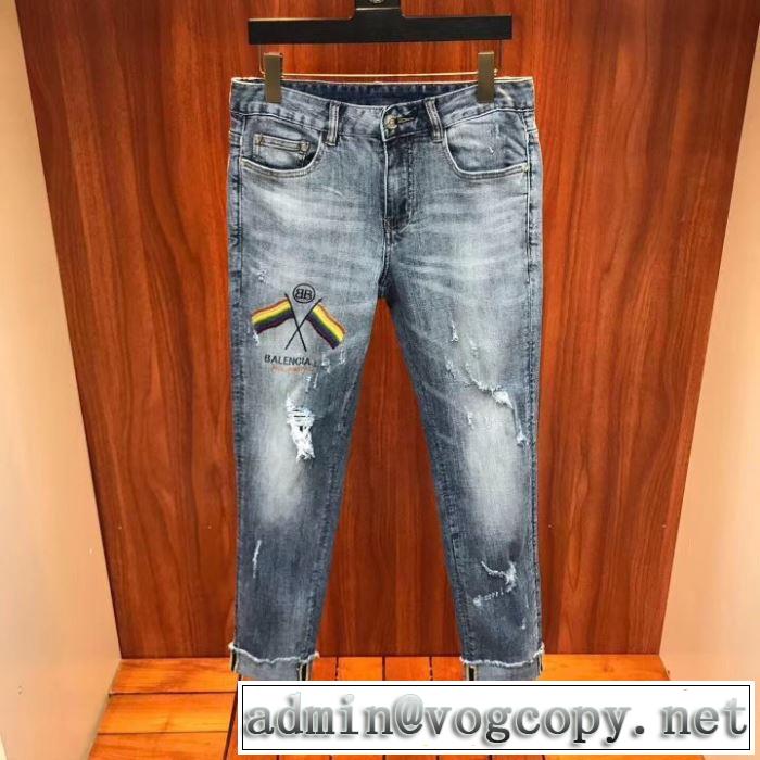 BALENCIAGA  さわやか夏スタイル新品 チノパン 2019年春夏シーズンの人気 バレンシアガ