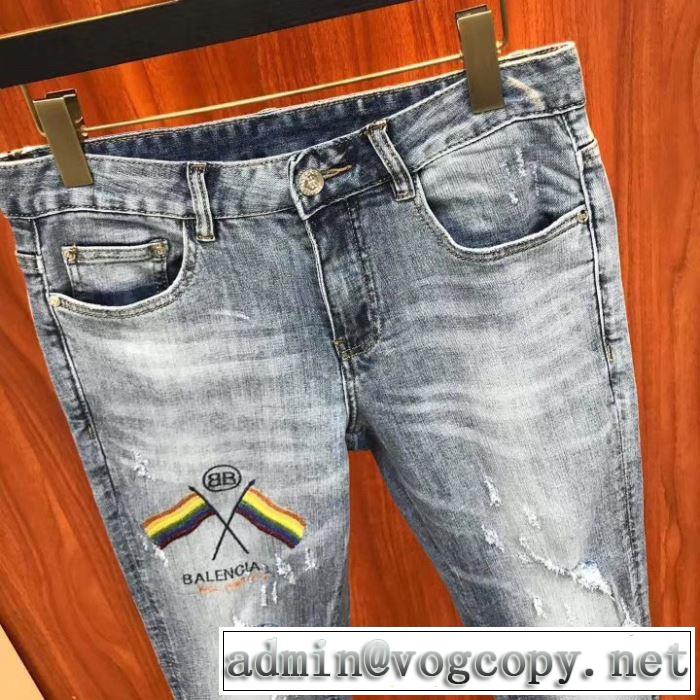 BALENCIAGA  さわやか夏スタイル新品 チノパン 2019年春夏シーズンの人気 バレンシアガ