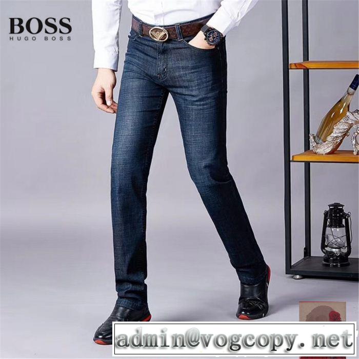 ヒューゴボス HUGO BOSS 2019夏ファション新品 デニムパンツ  季節をまたい新作アイテム