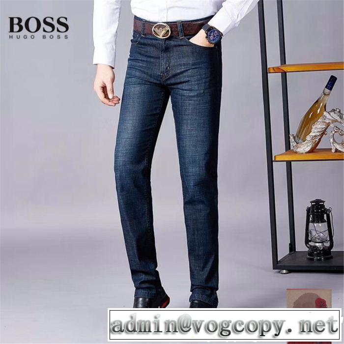 ヒューゴボス HUGO BOSS 2019夏ファション新品 デニムパンツ  季節をまたい新作アイテム
