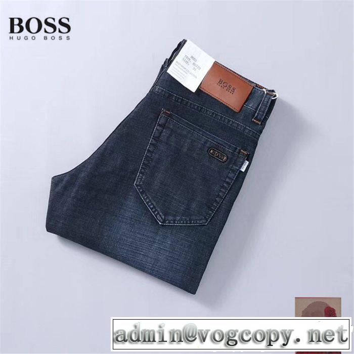 ヒューゴボス HUGO BOSS 2019夏ファション新品 デニムパンツ  季節をまたい新作アイテム
