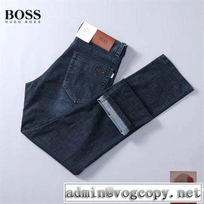 ヒューゴボス HUGO BOSS 2019夏ファション新品 デニムパンツ  季節をまたい新作アイテム
