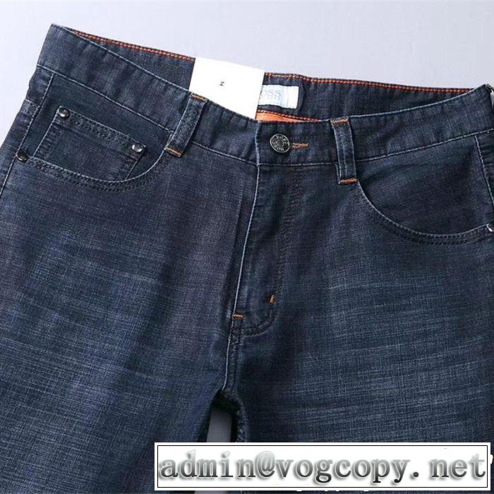 ヒューゴボス HUGO BOSS 2019夏ファション新品 デニムパンツ  季節をまたい新作アイテム