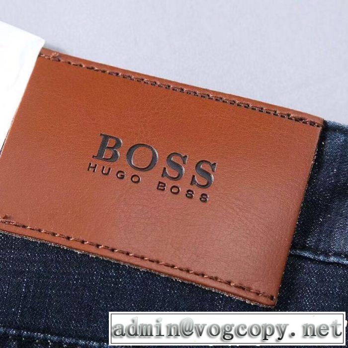 ストレートデニムパンツ 2019年の春夏に着たい HUGO BOSS ヒューゴボス 今風の着こなし新品