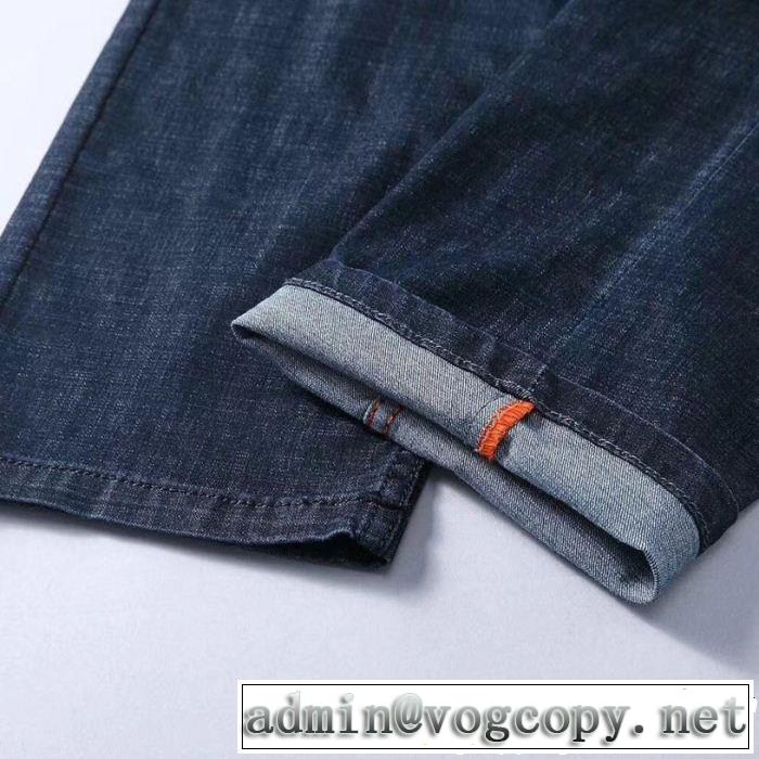 ストレートデニムパンツ 2019年の春夏に着たい HUGO BOSS ヒューゴボス 今風の着こなし新品