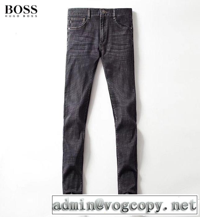 ヒューゴボス HUGO BOSS ストレートデニムパンツ 2019夏色っぽさ 主張性もカジュアルさ