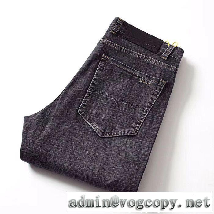 ヒューゴボス HUGO BOSS ストレートデニムパンツ 2019夏色っぽさ 主張性もカジュアルさ
