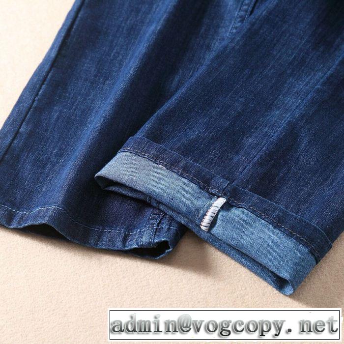2019即旬な装いに ヒューゴボス テーパードデニムパンツ HUGO BOSS キレイめ感が強い