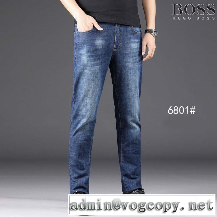 2019SSのトレンド商品  ヒューゴボス HUGO BOSS  スタイルを綺麗に  ブランド ジーンズ  サラサラの着心地