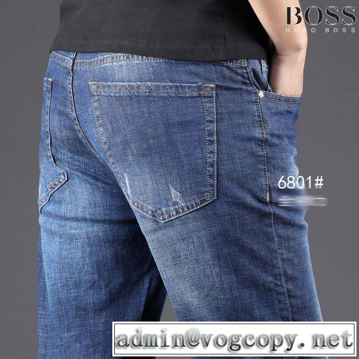 2019SSのトレンド商品  ヒューゴボス HUGO BOSS  スタイルを綺麗に  ブランド ジーンズ  サラサラの着心地