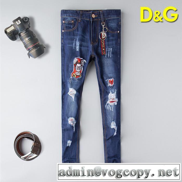 ドルチェ＆ガッバーナ夏気分UP最新コレクション  Dolce&Gabbana 2019春夏のトレンド新商品 デニムパンツ