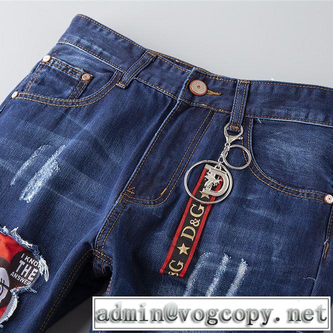 ドルチェ＆ガッバーナ夏気分UP最新コレクション  Dolce&Gabbana 2019春夏のトレンド新商品 デニムパンツ