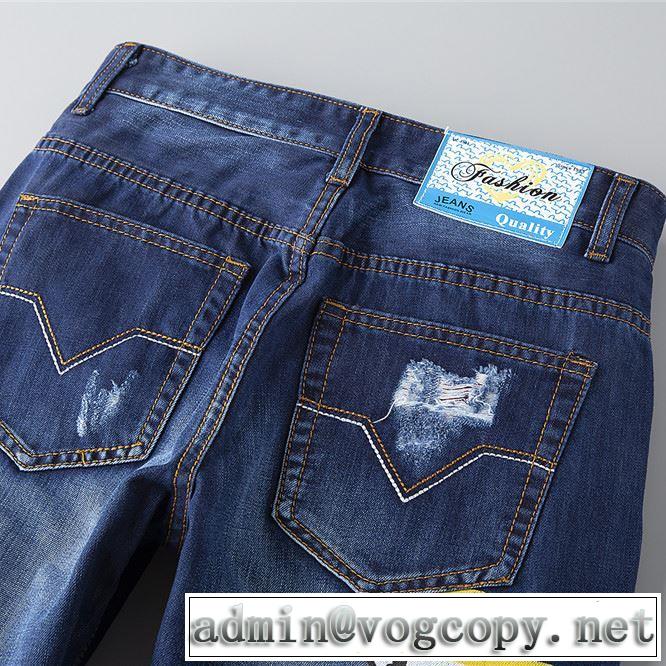 ドルチェ＆ガッバーナ夏気分UP最新コレクション  Dolce&Gabbana 2019春夏のトレンド新商品 デニムパンツ