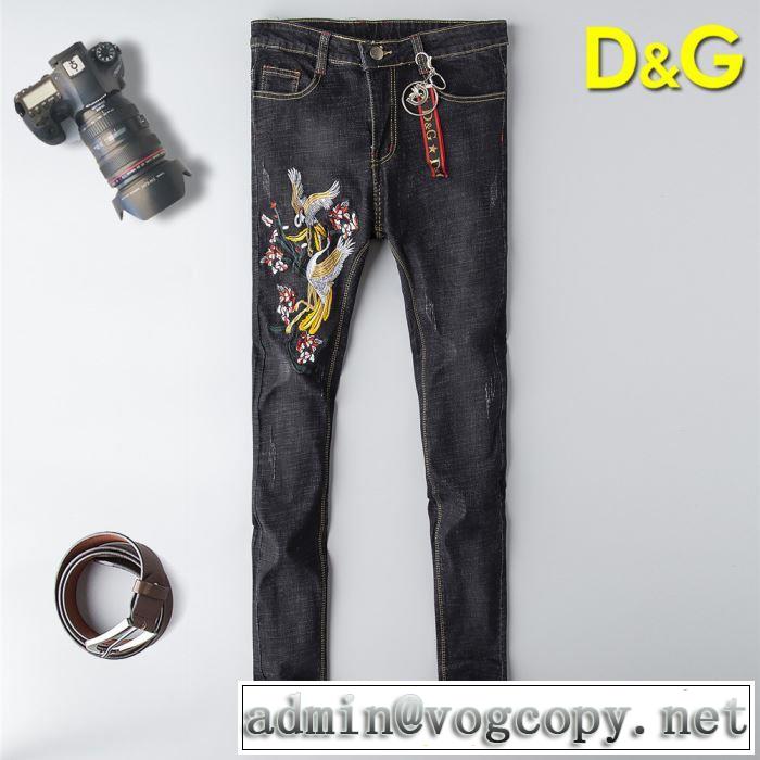 おしゃれ上級者に挑戦 ドルチェ＆ガッバーナ Dolce&Gabbana 海外セレブは大人気 デニムパンツ 2019SS