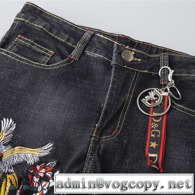 おしゃれ上級者に挑戦 ドルチェ＆ガッバーナ Dolce&Gabbana 海外セレブは大人気 デニムパンツ 2019SS