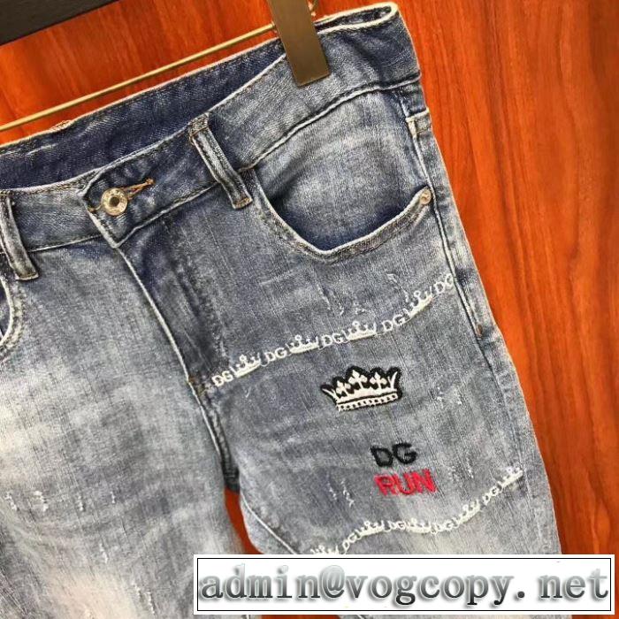 Dolce&Gabbana 夏に良く似合うちょっと新品  デニムパンツ  《2019年》今、注目のストリート ドルチェ＆ガッバーナ