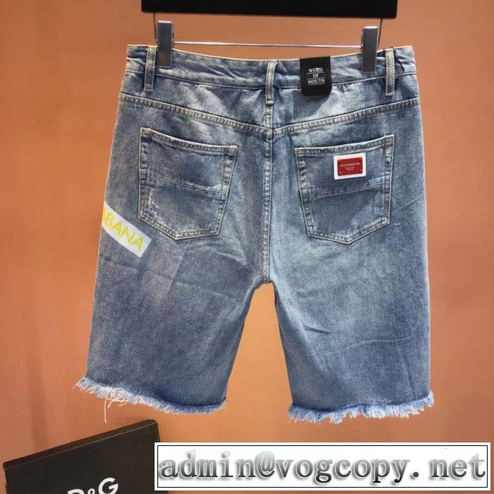 クールな印象を引き立て ドルチェ＆ガッバーナ Dolce&Gabbana 2019SS デニムパンツ夏ファッションのおすすめ