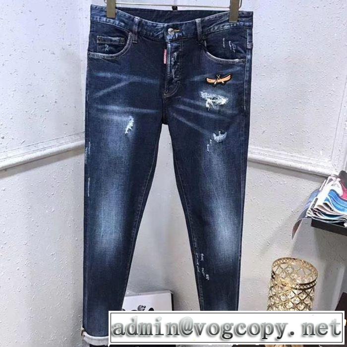 DSQUARED2 大人のカジュアルスタイル ディースクエアード  デニムパンツ 2019SSのトレンド商品