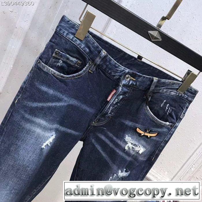DSQUARED2 大人のカジュアルスタイル ディースクエアード  デニムパンツ 2019SSのトレンド商品