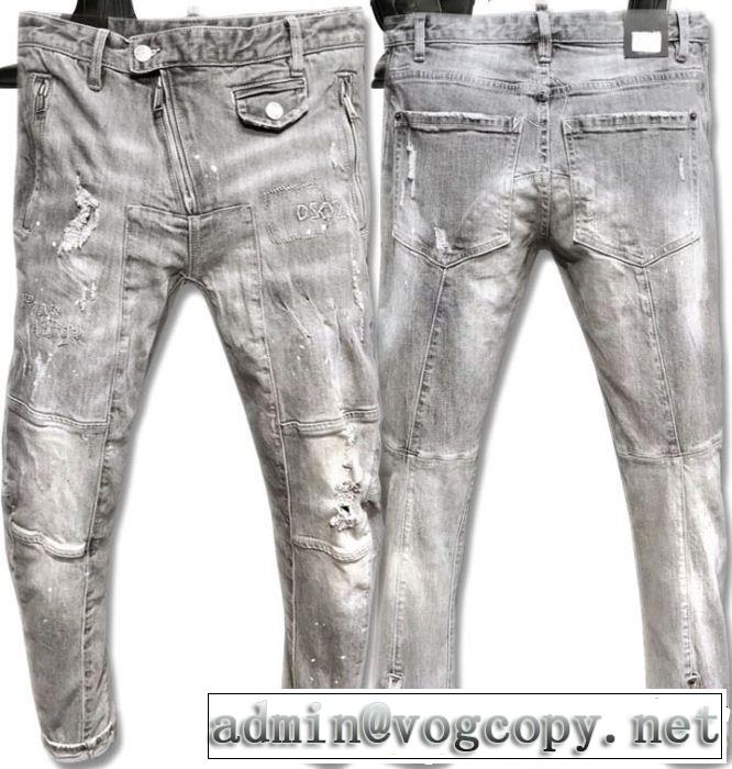 リラックススタイルが実現 ディースクエアード DSQUARED2 デニムパンツ 清涼感とカジュアルスタイル