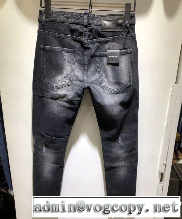 2019春夏人気トレンドアイテム ディースクエアード DSQUARED2 テーパードデニムパンツ