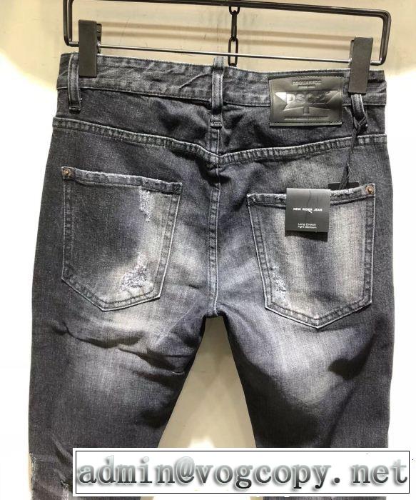 2019春夏人気トレンドアイテム ディースクエアード DSQUARED2 テーパードデニムパンツ