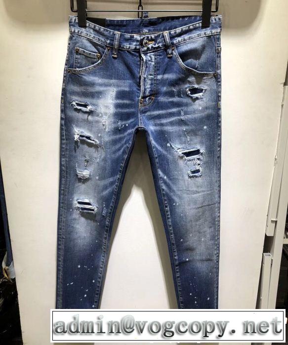 ディースクエアード 2019年夏の一押しファッションアイテム DSQUARED2 テーパードデニムパンツ