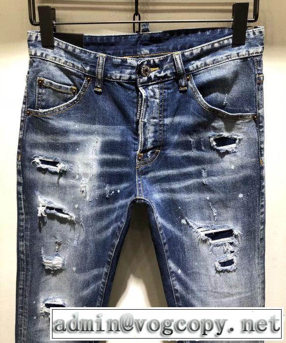 ディースクエアード 2019年夏の一押しファッションアイテム DSQUARED2 テーパードデニムパンツ