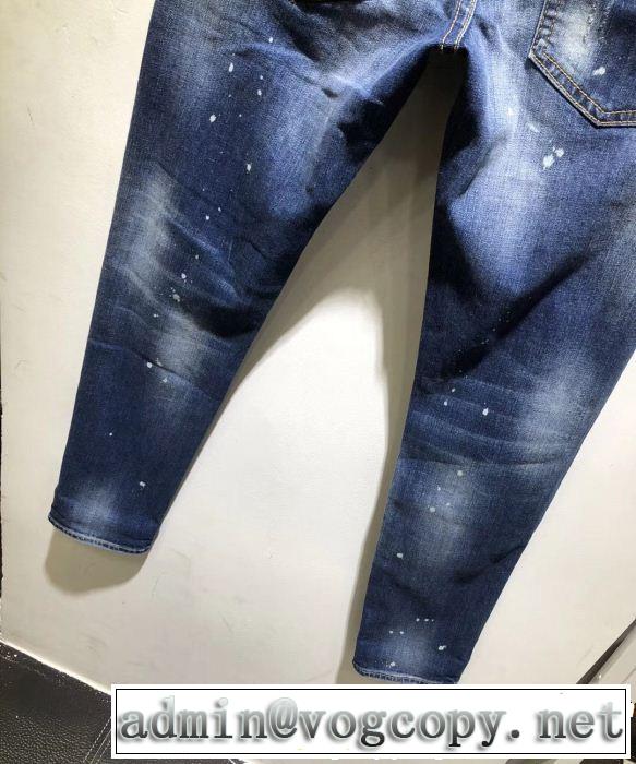 ディースクエアード 2019年夏の一押しファッションアイテム DSQUARED2 テーパードデニムパンツ